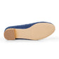 Meela Tweed Pump - Denim