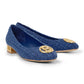 Meela Tweed Pump - Denim