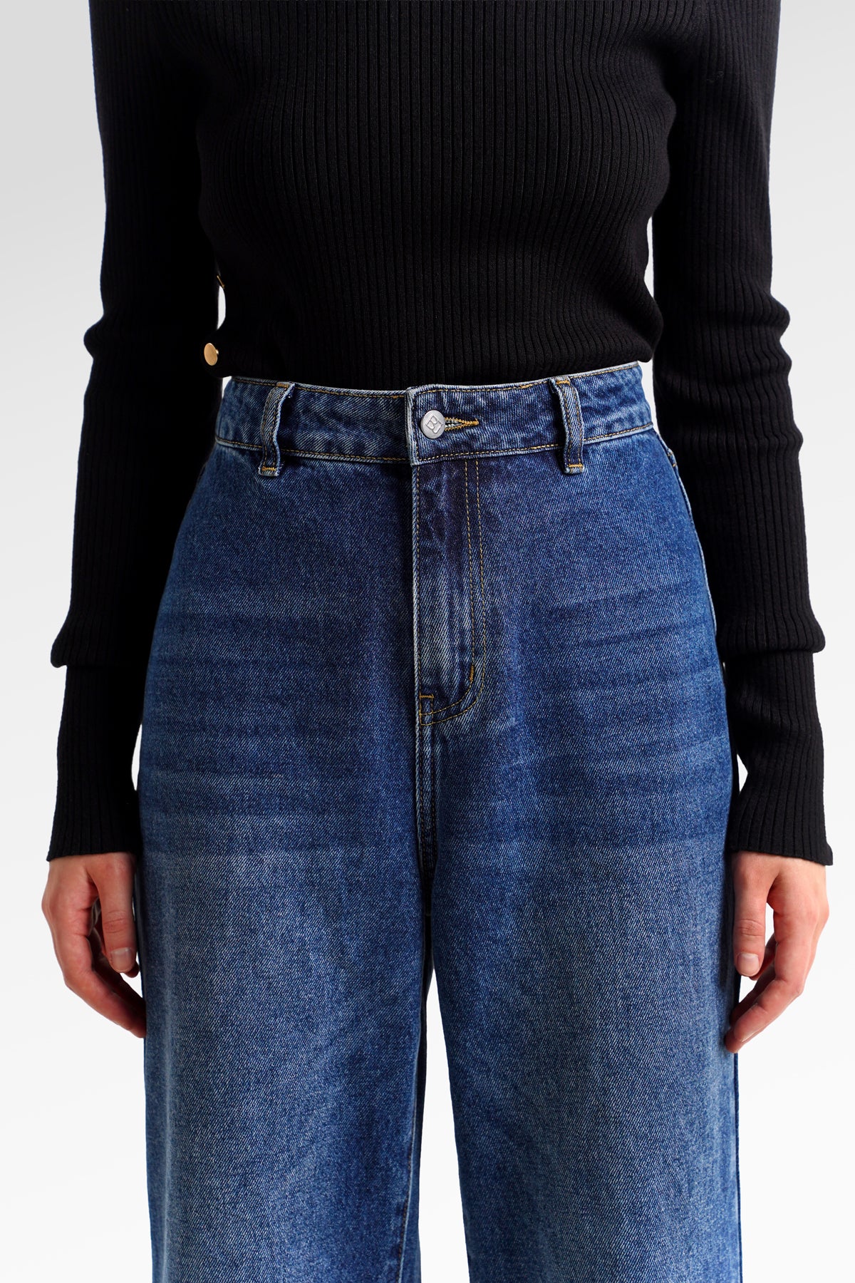 Mia Denim Pants - blue