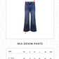 Mia Denim Pants - blue