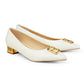 Milly Pump Shoes - Chalk