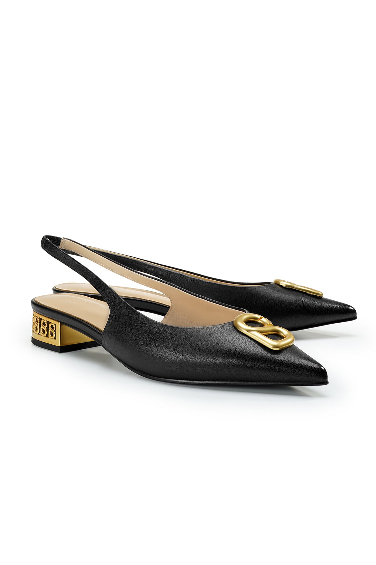8952524046648-Milly Slingback Shoes - Caviar
