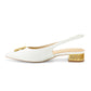 Milly Slingback Shoes - White