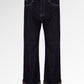 Mono Diagonal Denim Pants - Black Choco