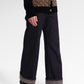 Mono Diagonal Denim Pants - Black Choco