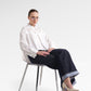 Mono Diagonal Denim Pants - Yuzu