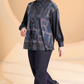 Mono Diagonal Denim Pants - Black Choco