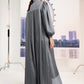 Monogram Maxi Dress - Graphite