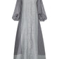 Monogram Maxi Dress - Graphite