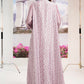 Monogram Smock Dress - Mauve