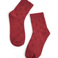 Monogram Socks Maroon - Short