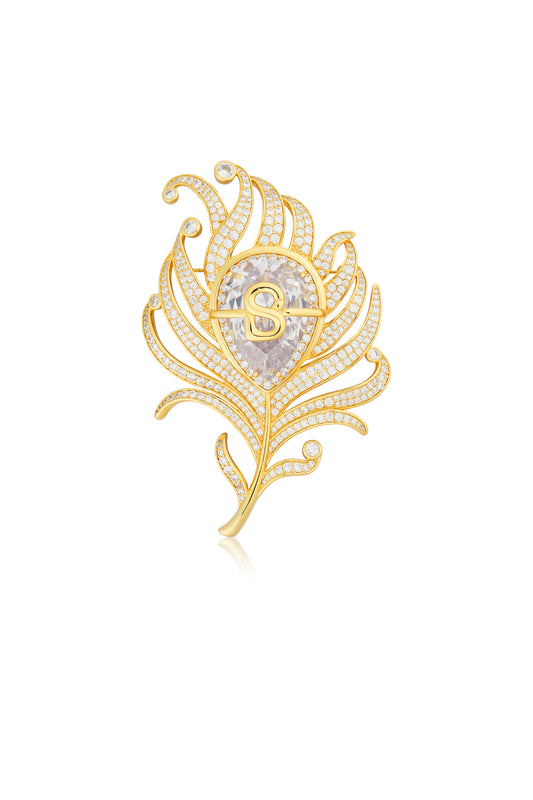 Morella Brooch - Gold