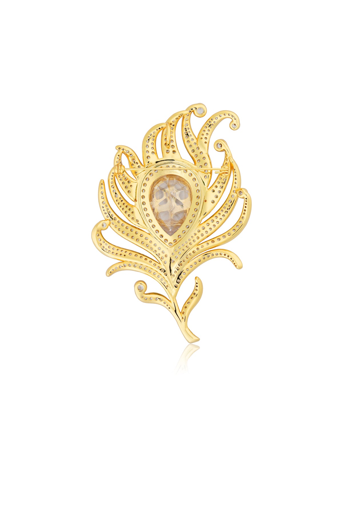 Morella Brooch - Gold