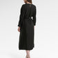Mya Drapery Dress - Black