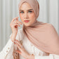 Tapis Satin Jacquard Shawl - Natural