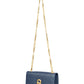 Luna Leather Wallet on Chain - Navy