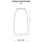 Nagita Capsule Prayer Robe - True White