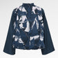 Nauticagram Drapery Blouse - Ocean