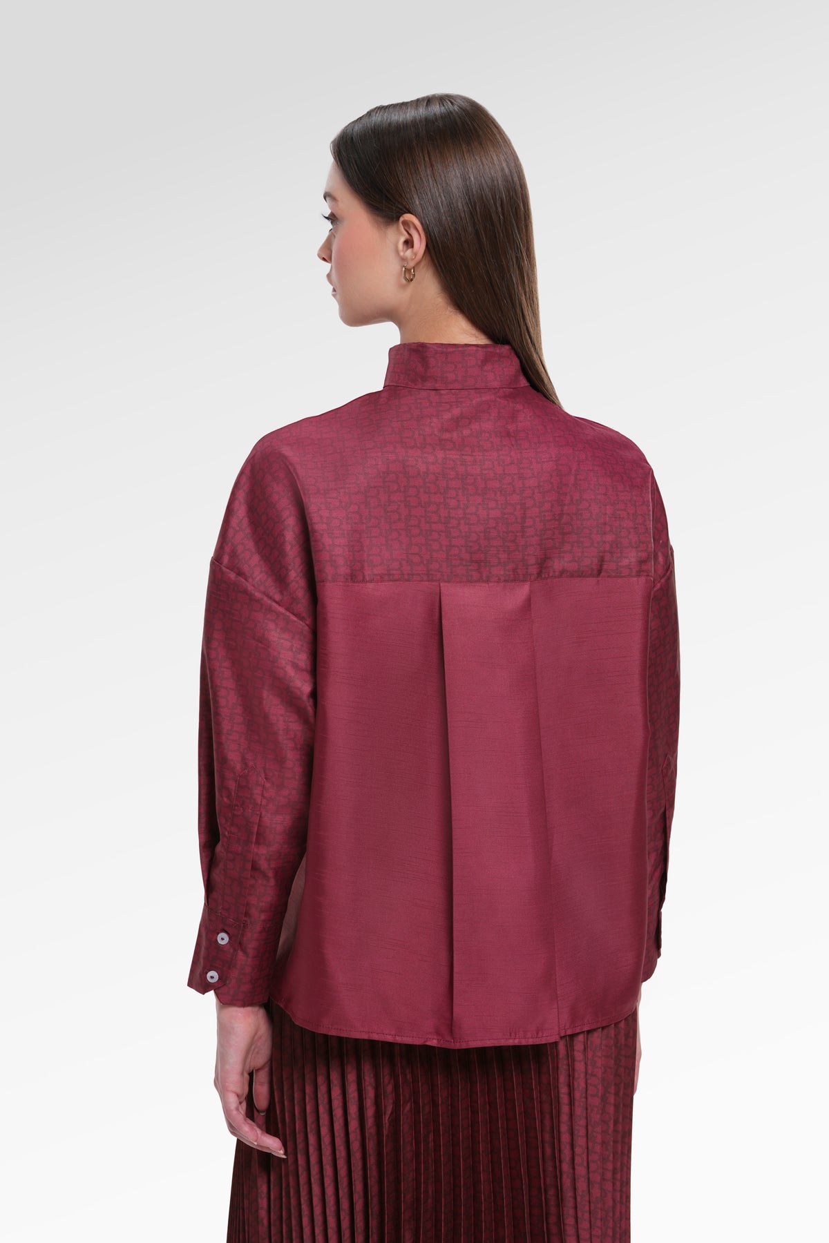 Nauticagram Oversized Shirt - Red Tide