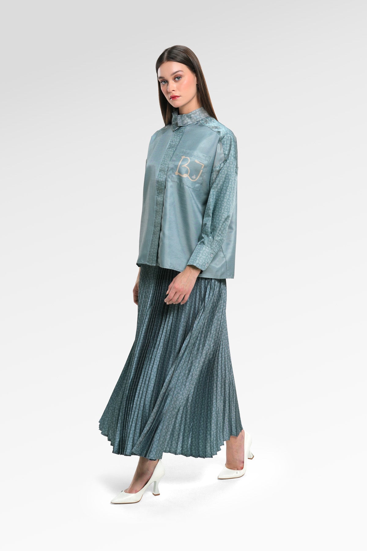 Nauticagram Oversized Shirt - Seaweed