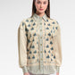 Nauticagram Satin Shirt - Coral