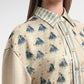 Nauticagram Satin Shirt - Coral