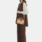 Nina Two-Tone Bag Small - Beige/Brown