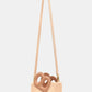 Nina Two-Tone Bag Small - Beige/Brown