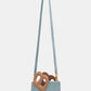 Nina Two-Tone Bag Small - Blue/Brown