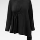 Nirma Asymmetric Blouse - Black
