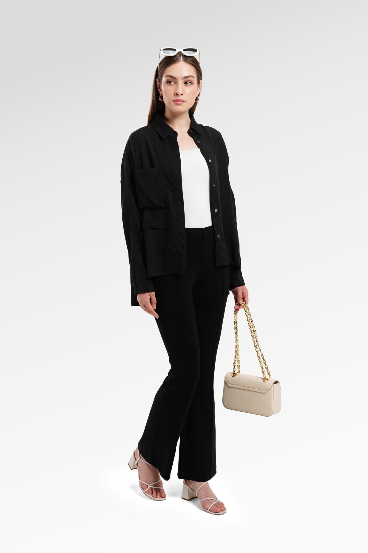 Odette Pocket Shirt - Black