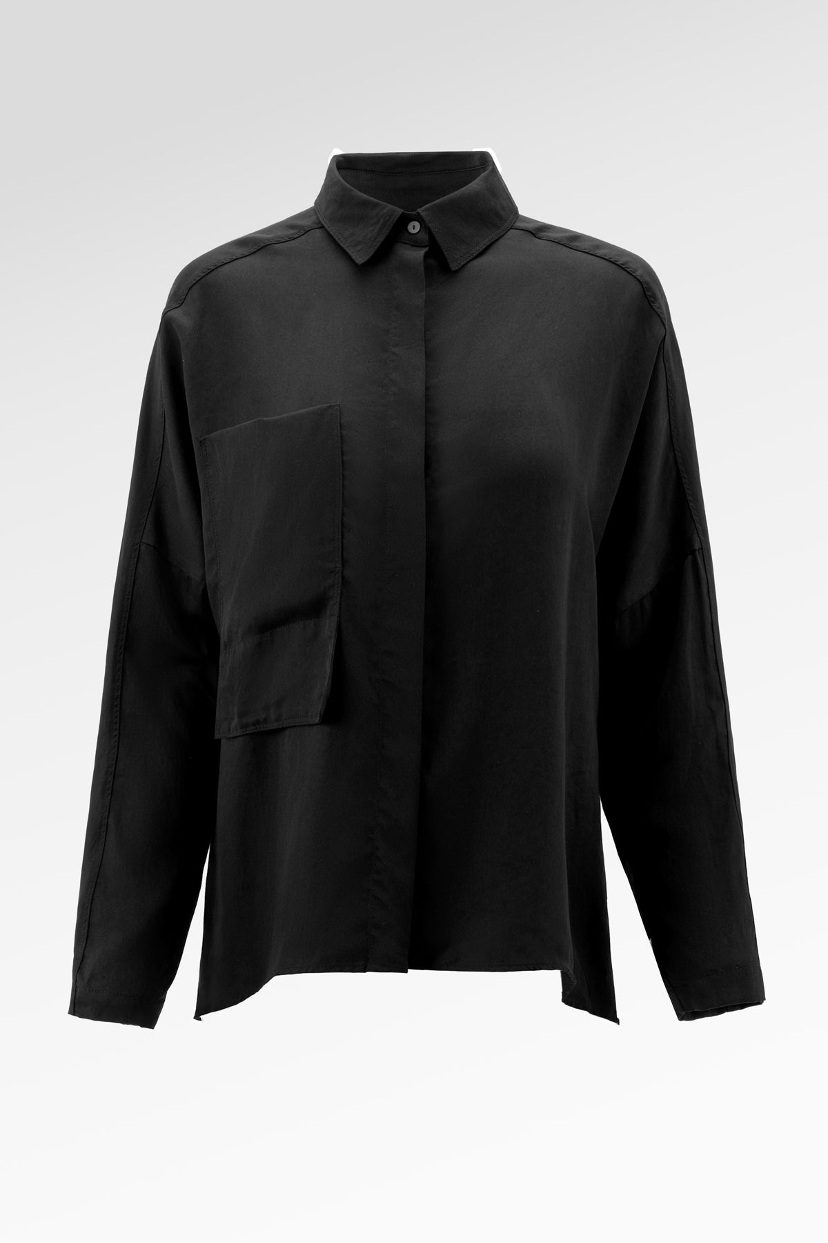 Odette Pocket Shirt - Black