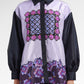 Opulent Bloom Oversize Shirt - Midnight Orchid