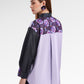 Opulent Bloom Oversize Shirt - Midnight Orchid