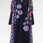Opulent Bloom Pleated Outer - Midnight Mosaic