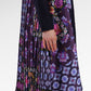 Opulent Bloom Pleated Outer - Midnight Mosaic