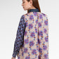 Opulent Bloom Satin Beads Shirt - Floral Ink