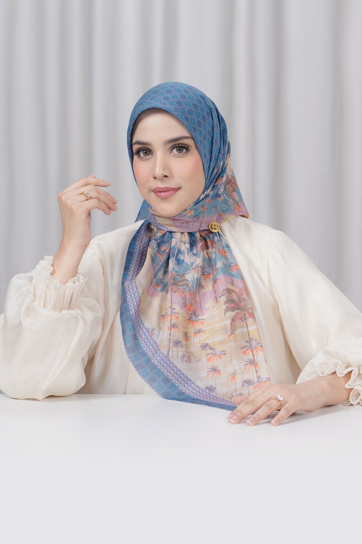 Palm Spring Square Series- Beach