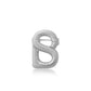 Petite Signature Textured Brooch - Silver