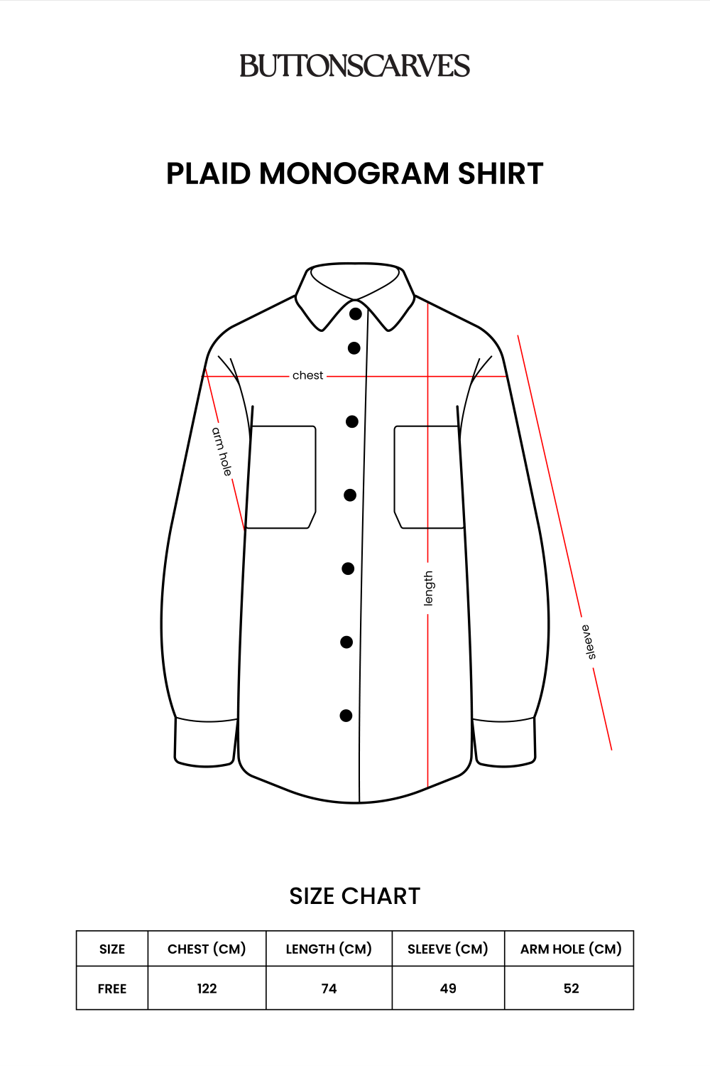 Plaid Monogram Shirt - Black