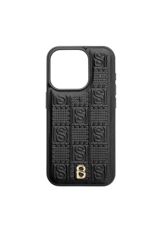 Plaid Phone Case - Black