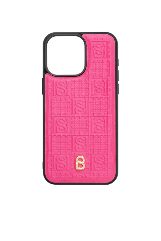 Plaid Phone Case - Fuchsia