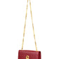 Luna Leather Wallet on Chain - Red