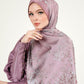 Florescent Satin Shawl - Rose