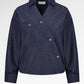 Raine Denim Overlap Top - Denim Blue