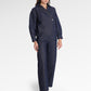 Raine Denim Overlap Top - Denim Blue