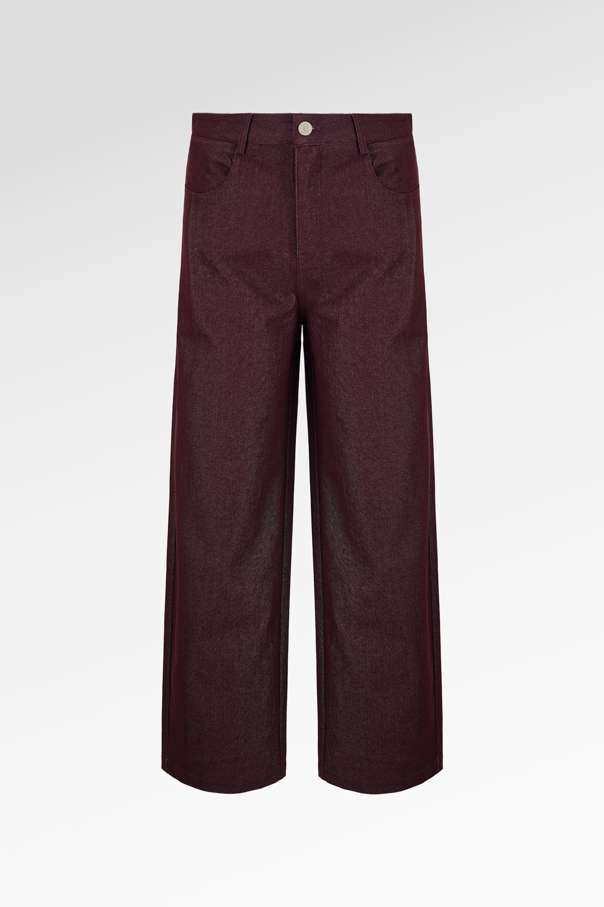 Raine Denim Pants - Maroon
