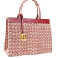 Bimu Jacquard Tote Bag Large - Redwood