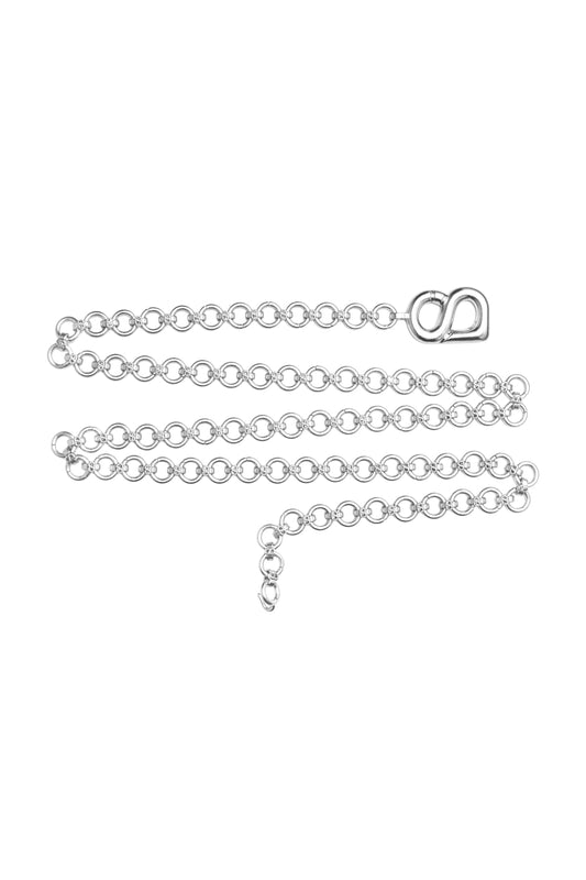 Round Chain Belt - Silver