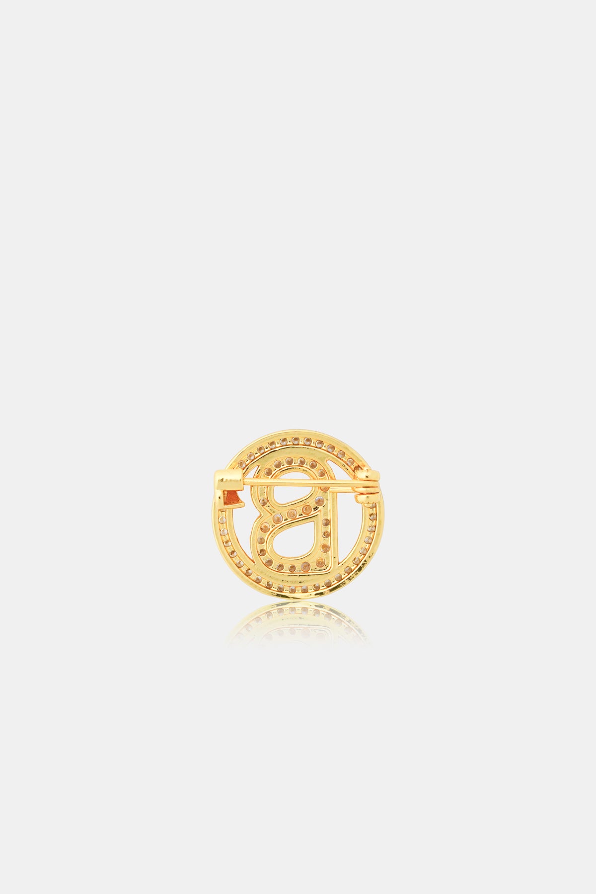 Round Pin Brooch Package 03 - Gold
